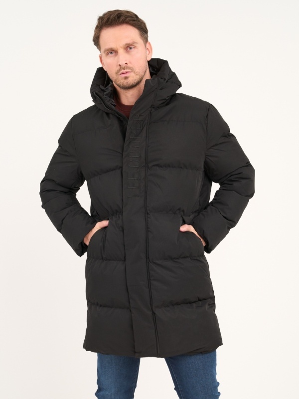 Lee Cooper - Jacheta barbat lunga cu buzunare si gluga - Img 3