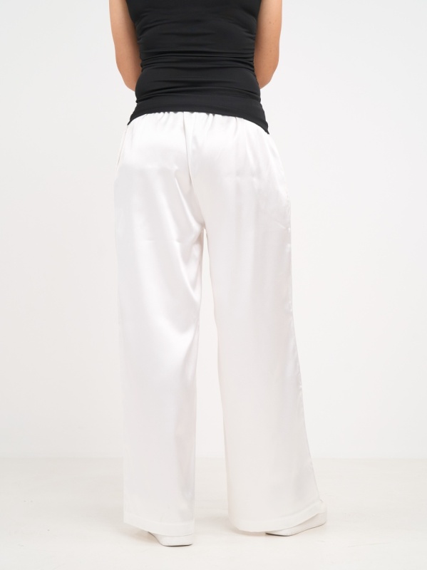 Lee Cooper - Pantaloni lungi dama cu buzunare de culoare uniforma - Img 4