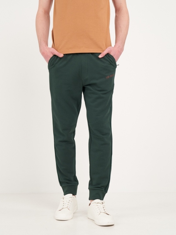 Lee Cooper - Pantaloni sport barbat cu buzunare si detalii logo - Img 6