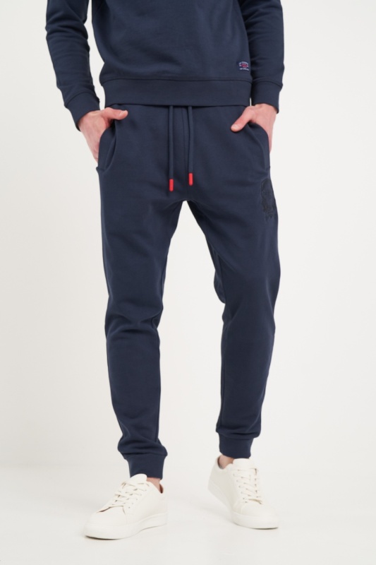 Lee Cooper - Pantaloni sport barbat cu logo aplicat