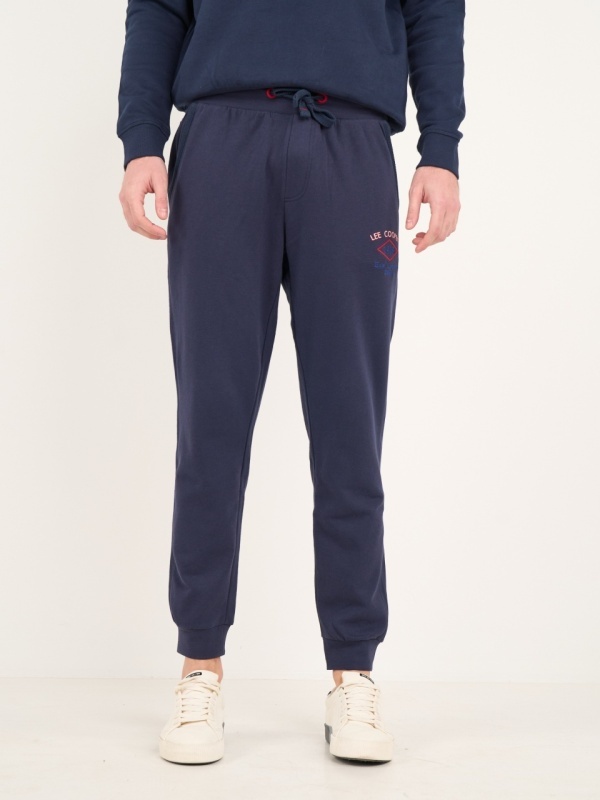 Lee Cooper - Pantaloni sport barbat cu logo si buzunare - Img 6