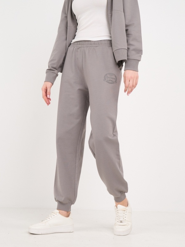 Lee Cooper - Pantaloni sport dama cu buzunare si logo aplicat - Img 8