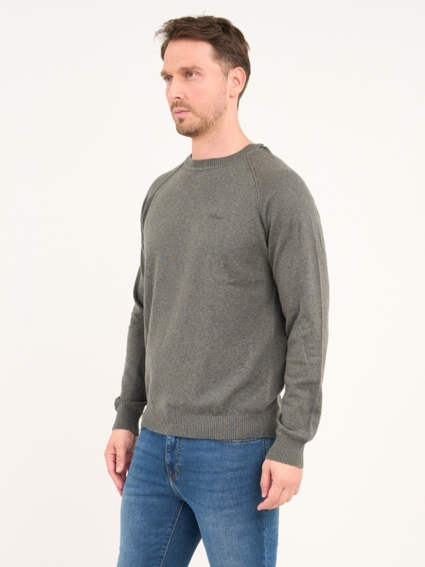 Lee Cooper - Pulover barbat cu maneca lunga de culoare uniforma - Img 3