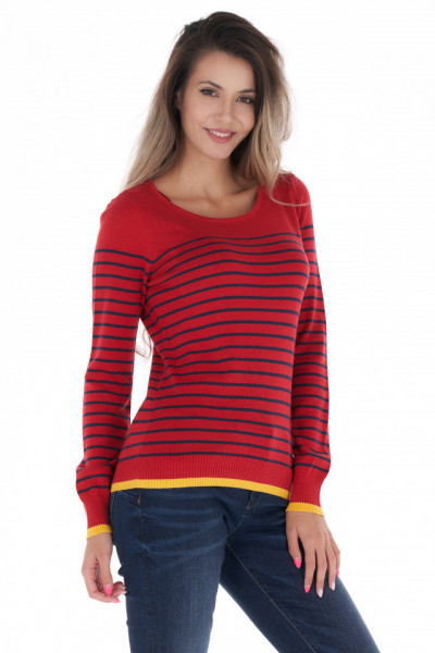 Lee Cooper - Pulover dama cu model in dungi