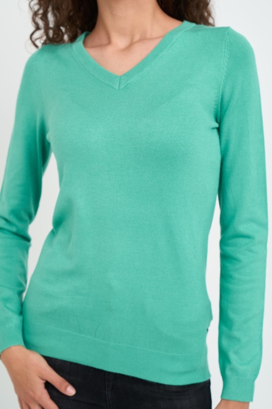 Lee Cooper - Pulover dama de culoare uniforma - Img 2