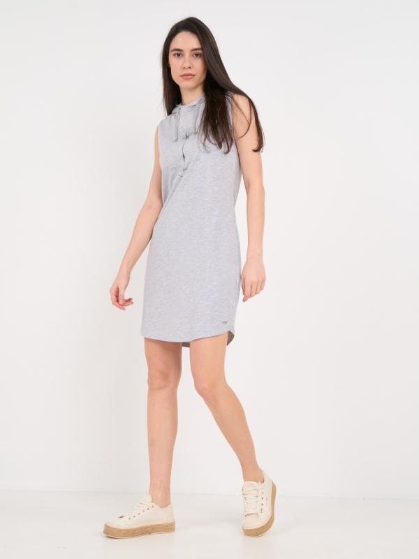 Lee Cooper - Rochie dama tip hanorac cu imprimeu - Img 6