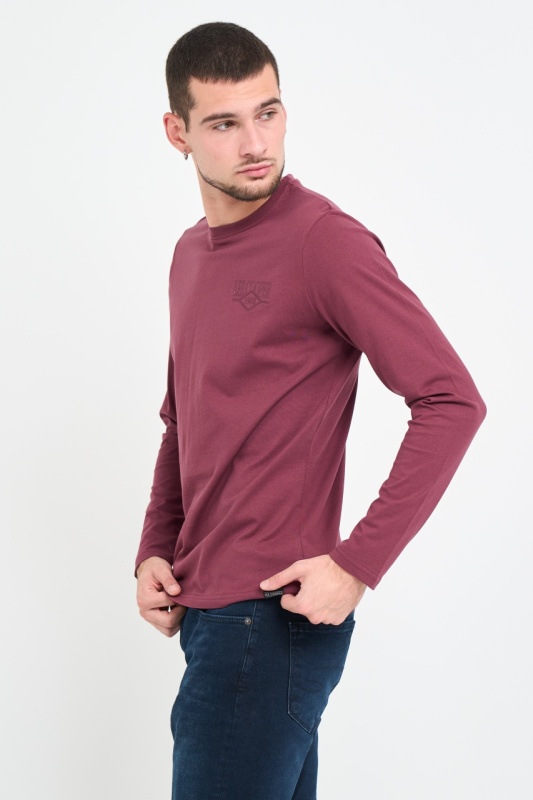 Lee Cooper - Tricou barbat cu maneca lunga cu logo - Img 6