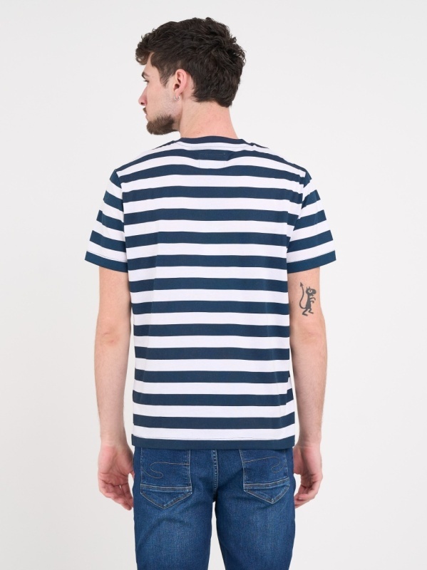 Lee Cooper - Tricou barbat cu maneca scurta si dungi - Img 2