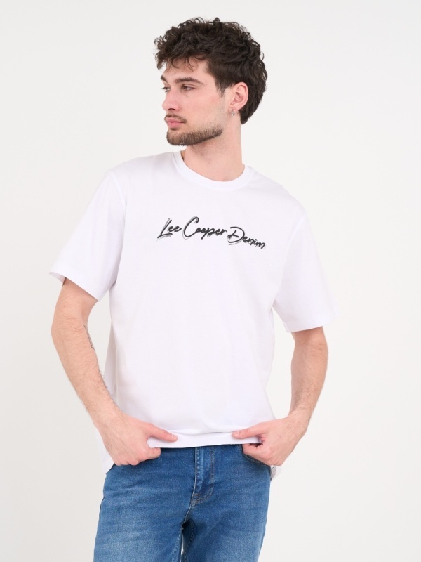 Lee Cooper - Tricou barbat cu maneca scurta si imprimeu text - Img 5