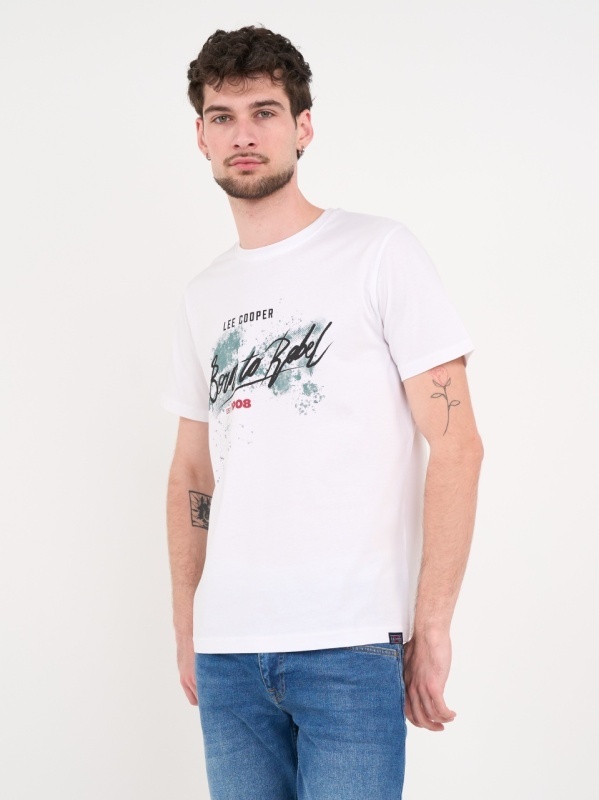 Lee Cooper - Tricou barbat cu maneca scurta si imprimeu - Img 4