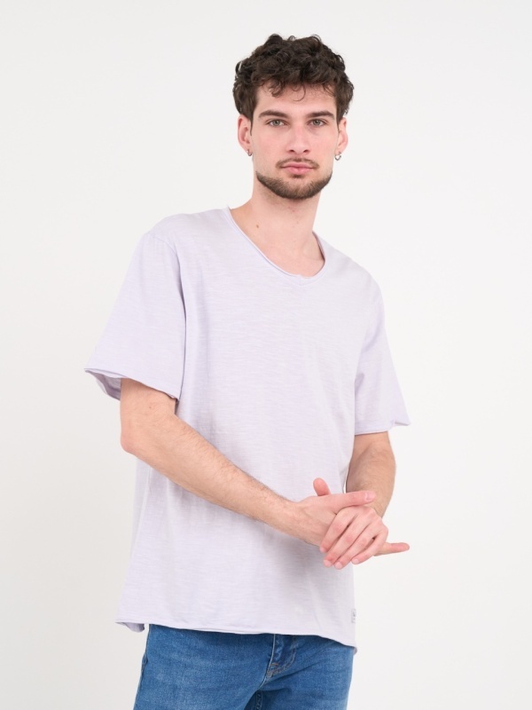Lee Cooper - Tricou barbat de culoare uniforma cu detalii - Img 6