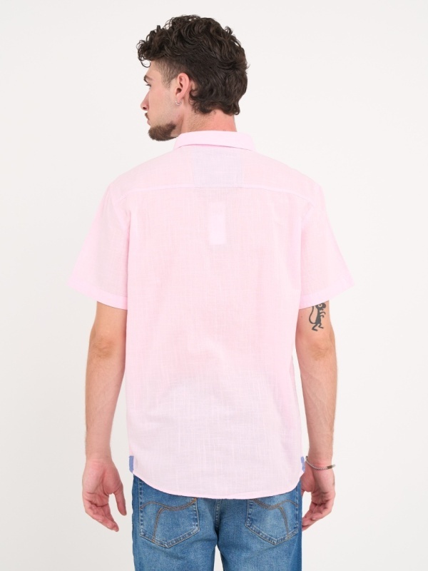 Timeout - Camasa barbat cu maneca scurta de culoare uniforma - Img 4