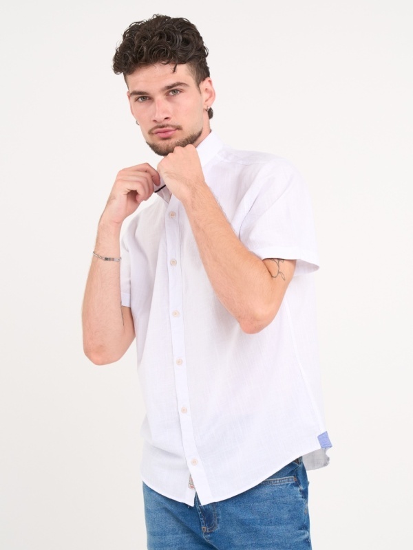 Timeout - Camasa barbat cu maneca scurta de culoare uniforma - Img 6