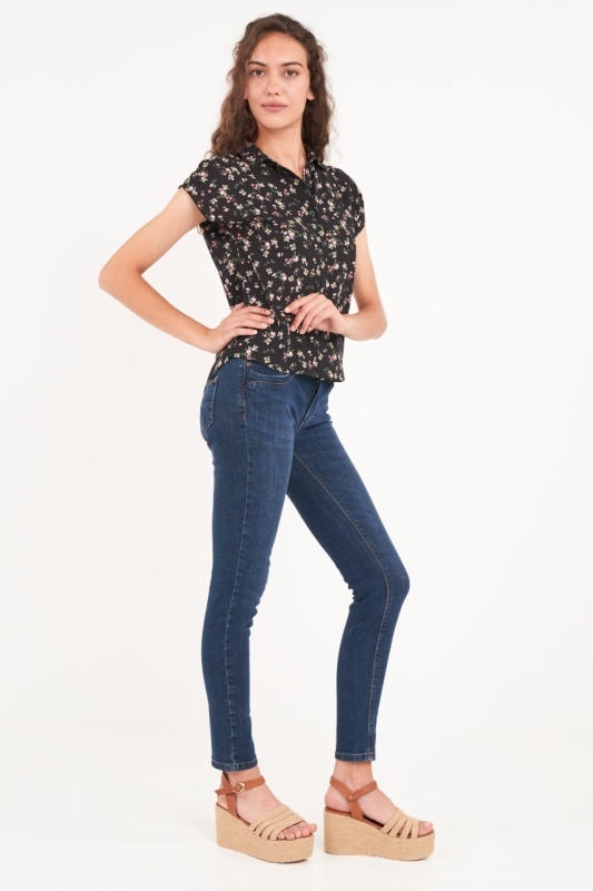 Timeout - Camasa dama maneca scurta cu imprimeu floral - Img 5