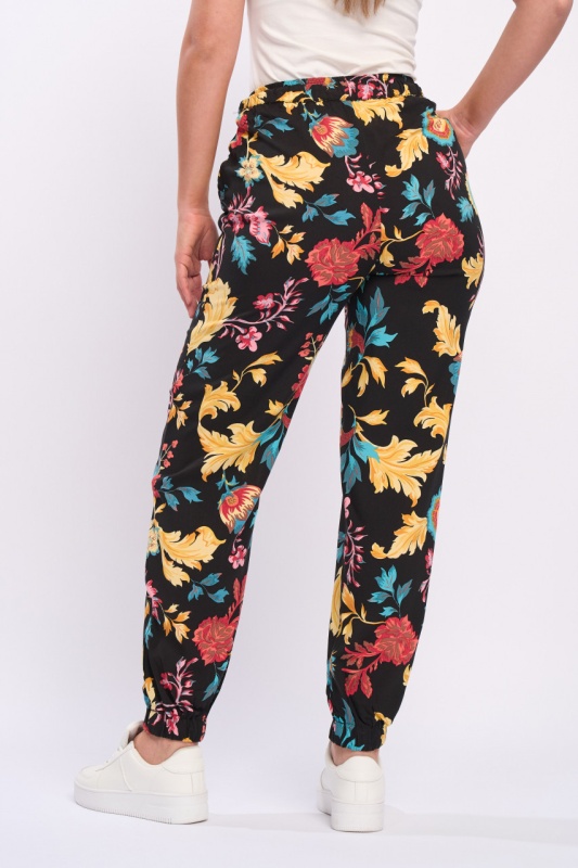 Timeout - Pantaloni dama cu model floral - Img 6
