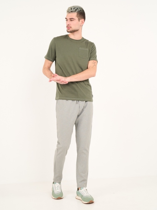 Timeout - Pantaloni lungi barbat de culoare uniforma - Img 9