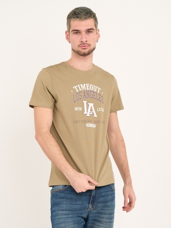 Timeout - Tricou barbat cu maneca scurta si detalii logo - Img 4