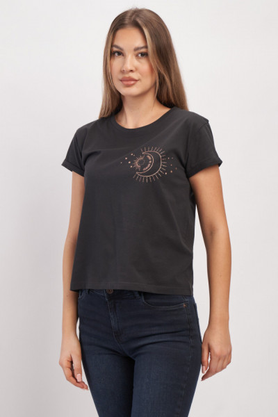 Timeout - Tricou maneca scurta dama cu motive astonomice