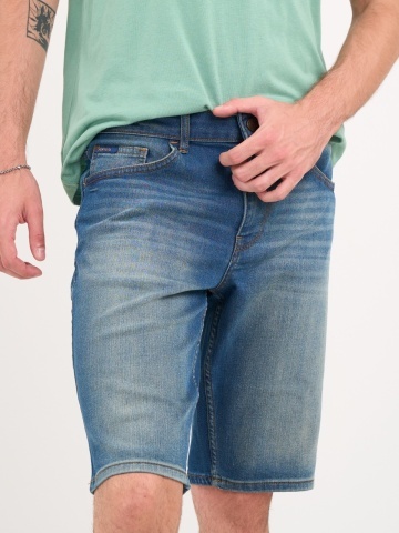 Kenvelo - Bermude barbat din denim cu aspect usor decolorat - Img 3