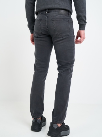 Kenvelo - Blugi barbati super slim cu aspect decolorat - Img 3