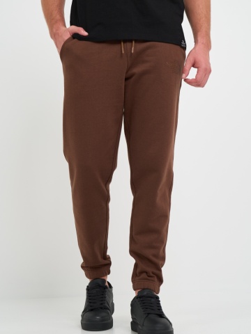 Kenvelo - Pantaloni sport barbat de culoare uniforma cu logo