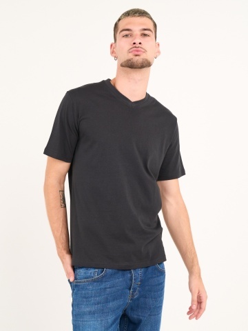 Kenvelo - Tricou barbat cu maneca scurta de culoare uniforma - Img 6