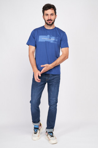 Kenvelo - Tricou barbat din bumbac cu imprimeu logo