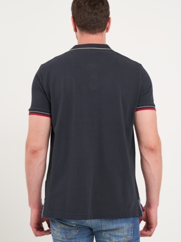 Kenvelo - Tricou barbat polo cu detalii logo - Img 3