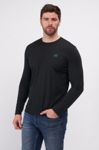 Kenvelo - Tricou cu maneca lunga barbat din bumbac cu logo