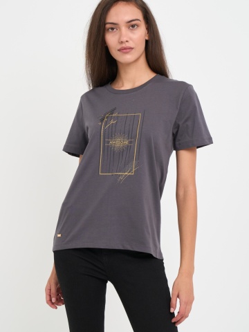 Kenvelo - Tricou dama cu imprimeu grafic