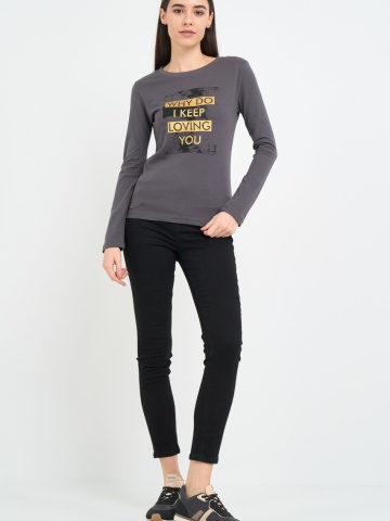 Kenvelo - Tricou dama cu maneca lunga si imprimeu - Img 10