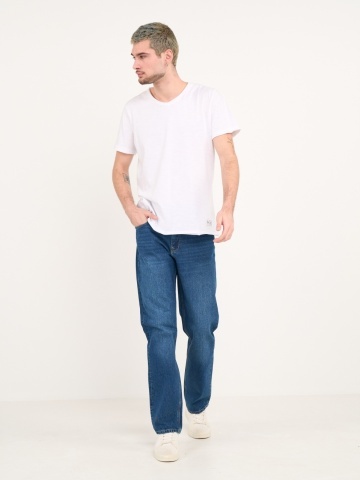 Lee Cooper - Blugi barbat regular cu aspect usor decolorat - Img 8