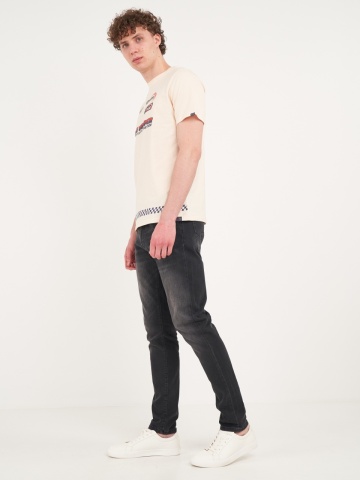 Lee Cooper - Blugi barbat slim cu aspect decolorat - Img 9