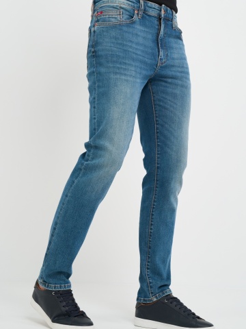 Lee Cooper - Blugi barbat slim cu aspect decolorat - Img 6