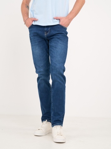 Lee Cooper - Blugi barbat slim cu aspect usor decolorat