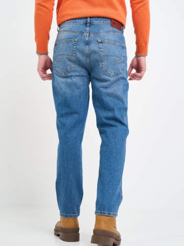 Lee Cooper - Blugi barbat super slim cu aspect decolorat - Img 4