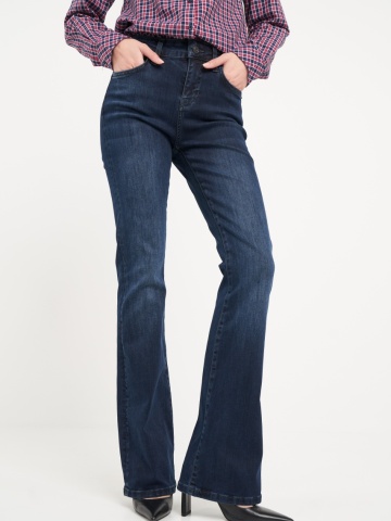 Lee Cooper - Blugi dama bootcut cu aspect usor decolorat