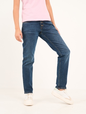 Lee Cooper - Blugi dama boyfriend cu aspect decolorat - Img 7