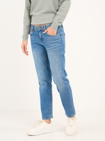 Lee Cooper - Blugi dama boyfriend cu aspect decolorat - Img 8