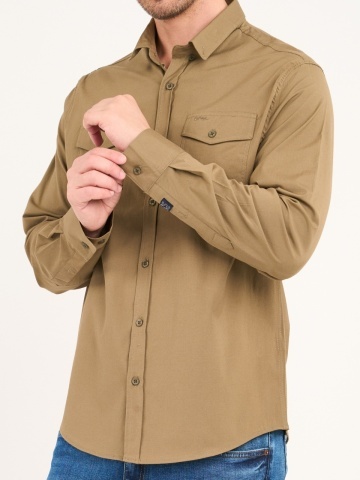 Lee Cooper - Camasa barbat maneca lunga de culoare uniforma - Img 2