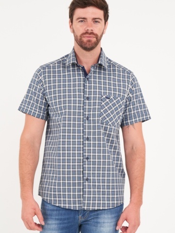 Lee Cooper - Camasa barbat maneca scurta cu model in carouri