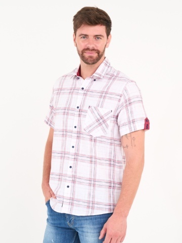 Lee Cooper - Camasa barbat maneca scurta cu model in carouri - Img 5