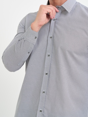 Lee Cooper - Camasa barbat slim cu maneca lunga si model - Img 3