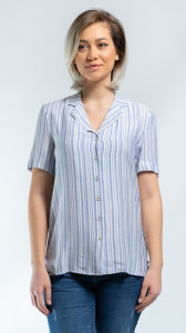 Lee Cooper - Camasa dama cu maneca scurta si model in dungi