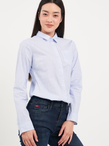 Lee Cooper - Camasa dama tip office cu buzunar aplicat - Img 4