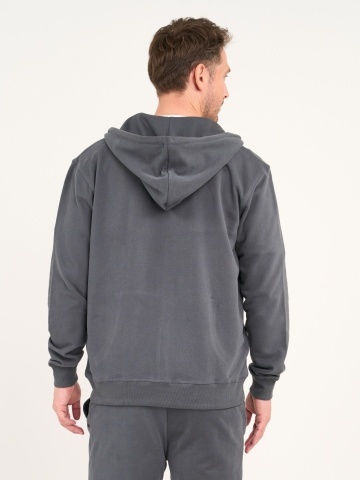 Lee Cooper - Hanorac barbat cu fermoar si detalii logo - Img 3