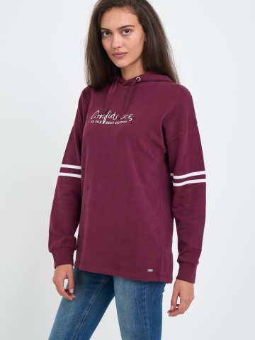 Lee Cooper - Hanorac dama cu gluga si mesaj text - Img 6