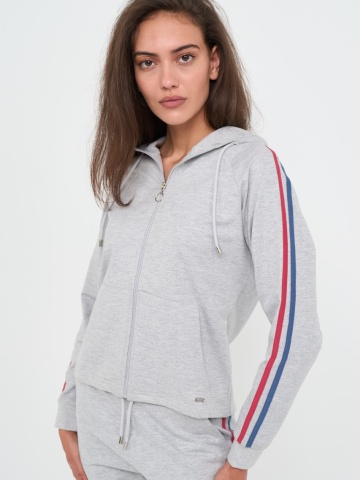 Lee Cooper - Hanorac dama cu model in dungi - Img 2