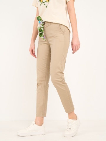 Lee Cooper - Pantaloni lungi dama de culoare uniforma cu detalii - Img 5