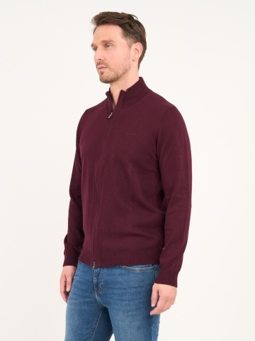 Lee Cooper - Pulover barbat cu fermoar de culoare uniforma - Img 4